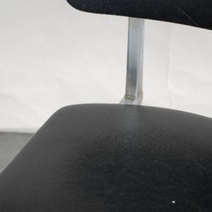 Galvanitas S16 Steelbrushed with black leather seat