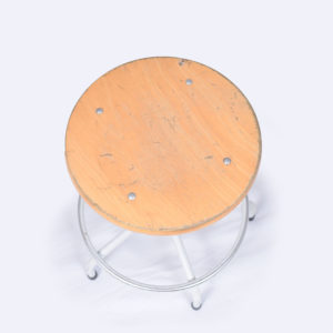 15x School stool white SOLD