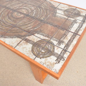 Rectangle tile table by Ox-Art SOLD