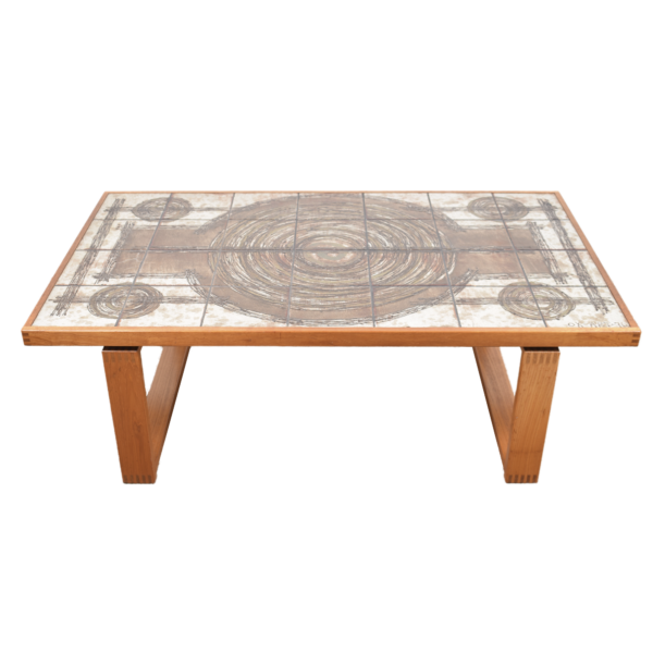 Rectangle tile table by Ox-Art SOLD