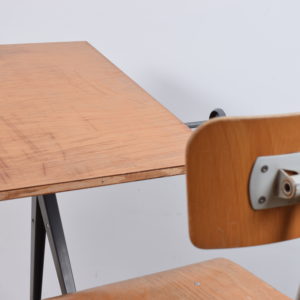 Reply drawing table and stool set by Friso Kramer