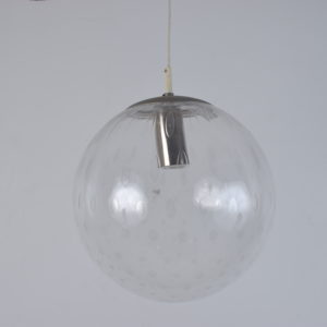 4x Glass globe pendant light by Raak Amsterdam