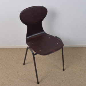 4x Obo black industrial chair by Eromes SOLD