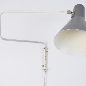 Paperclip-7101 Grey Wall light by Jan Hoogervorst