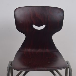 20x Industrial school chair by Galvanitas SOLD