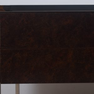 Leather executive desk 70's  ON HOLD