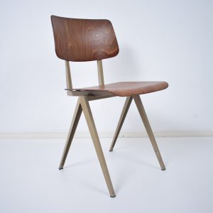6x Model S16 industrial chair by Galvanitas (Light brown - Beige grey)  SOLD