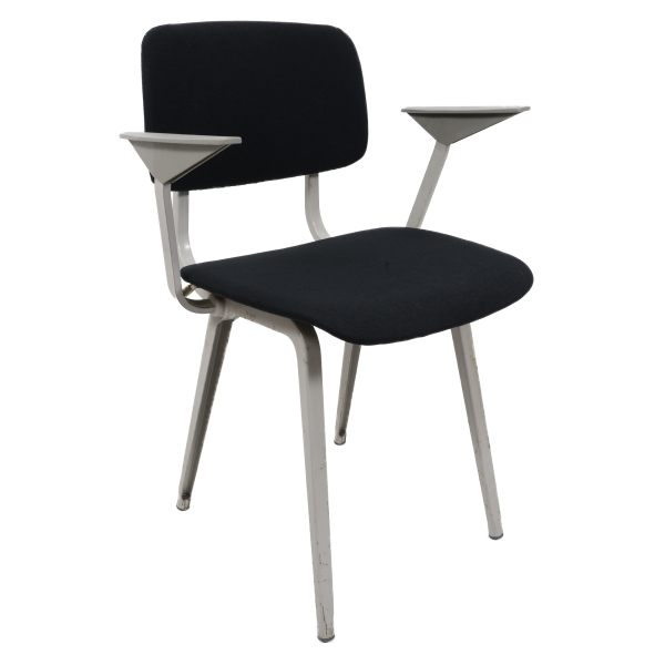 Revolt dining chair with armrests by Friso Kramer  SOLD