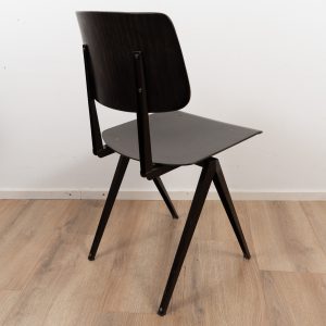 4x Model S16 Industrial chair by Galvanitas (Brown - Brown) SOLD