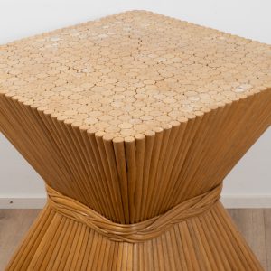 American wheat sheaf coffee table by McGuire