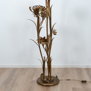 Brass floorlight by Hans Kögl