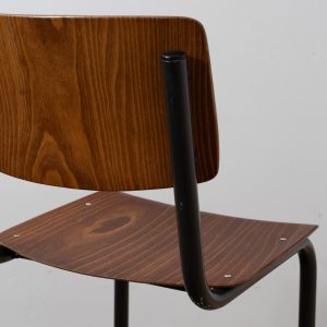 Industrial chair tubular frame (Grey - Brown)