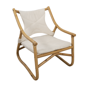 Vintage bamboo easy chair