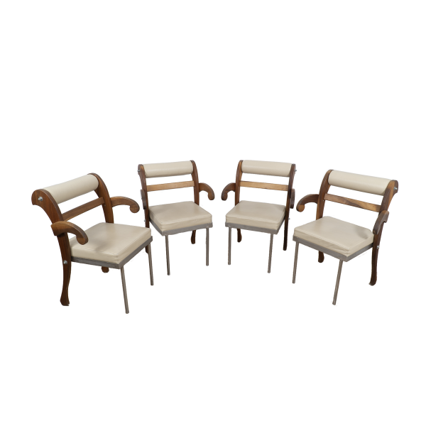 Set of 4 Job Chair by Heinz Julen SOLD