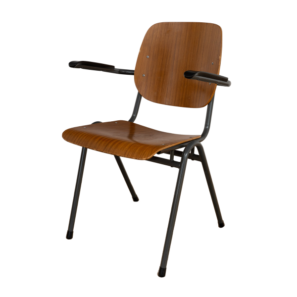 30x Stackable Industrial chair with armrests SOLD