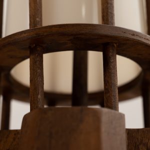 Wooden vintage table light SOLD