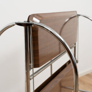 Foldable serving trolley by Bremshey & Co